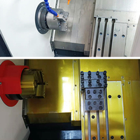TCK50A * 500 GSK CNC servomoteur cnc en métal mini tour à banc incliné tour machine avec vivre outil