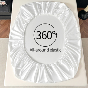 <span class=keywords><strong>Drap</strong></span>-housse rafraîchissant en tissu glacé pour l'été, housse de <span class=keywords><strong>matelas</strong></span> respirante, antidérapante et douce pour la peau, avec taies d'oreiller - Product Image 3