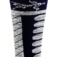 Chaussettes personnalisées en coton de haute qualité Chaussettes de ski-basket-ball rembourrées pour hommes et garçons
