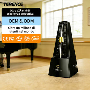 Metrónomo Negro Terence TB301 para Guitarra, Piano, Batería y Otros Instrumentos - Seguimiento Preciso del Tempo, Construcción de Plástico y Metal - Product Image 1