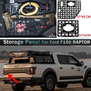 Panneau de rangement pour Ford F150 RAPTOR 2017 2018 2019, support de rangement pour coffre arrière, plaque de suspension pour coffre, accessoires de voiture - Product Image 1