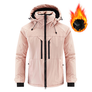 Giacca da sci Unisex da esterno con Snowboard cappotto con ciaspole antivento impermeabile e ispessito caldo caldo con cappuccio termico Plus Size - Product Image 3