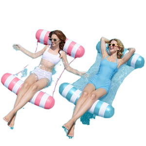 Paquete de 2 hamacas inflables de agua de PVC multiusos salón de piscina para adultos para herramientas y accesorios de piscina - Product Image 1