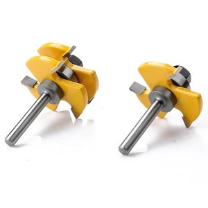 Juego de 2 Brocas de Ensamblaje de Lengüeta y Ranura de Alta Calidad con Vástago de 6.35 mm, Herramienta para Cortar Madera - Product Image 4