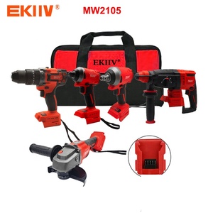 Juego de herramientas de batería de litio EKIIV de gran valor, juegos de 2 a 19 piezas con accesorios, la <span class=keywords><strong>mejor</strong></span> relación <span class=keywords><strong>calidad</strong></span>-<span class=keywords><strong>precio</strong></span> - Product Image 4