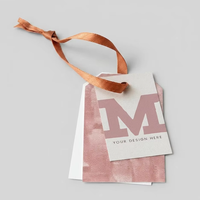 Étiquettes suspendues et étiquettes de prix personnalisées avec logo de marque imprimé, de qualité supérieure, pour vêtements, chaussures et accessoires pour femmes