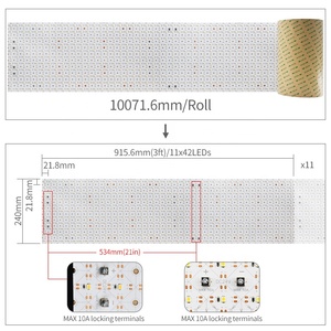 5M 10M dẫn ánh sáng bảng điều khiển 10000x410mm siêu mỏng 2700K 5000K 6000K trắng cho Backlit dấu hiệu dẫn tấm - Product Image 4