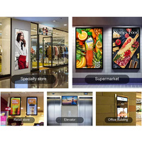 Écran publicitaire LCD tactile mural Wifi haute résolution VETO pour magasin de détail, centre commercial, restaurant