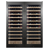 Refroidisseur de vin vertical commercial cave à vin OEM présentoir à champagne 300 bouteilles de réfrigérateur à vin