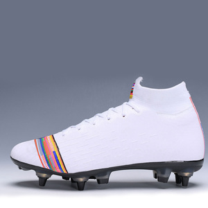 Nuovissime Scarpe da Calcio SG con Caviglia Alta, Alta Qualità, Resistenti, Scarpe da <span class=keywords><strong>Calcetto</strong></span> per Uomo, Vendita Calda - Product Image 2