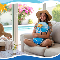Neues Kreatives Flip-Flop-förmiges Dekokissen, Sommerliches Strand-Flip-Flop Plüschkissen für Zuhause, Sofa, Couch und Schlafzimmer-Dekoration