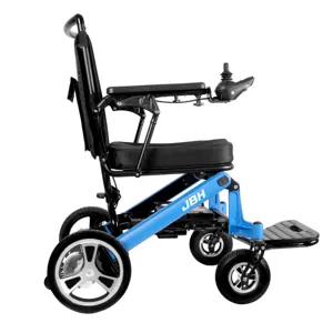 24 Volt Kursi Roda Elektrik Tanpa Sikat Motor Rumah Sakit Lansia Kursi Roda Lipat untuk Penyandang Cacat