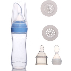 Productos de silicona <span class=keywords><strong>para</strong></span> bebé, alimentador de comida <span class=keywords><strong>para</strong></span> bebé, botella con cuchara tensora <span class=keywords><strong>para</strong></span> bebé, venta al por mayor - Product Image 3