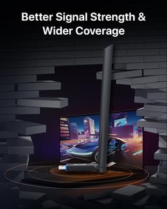 Adaptador <span class=keywords><strong>WiFi</strong></span> Externo Tenda AX900 <span class=keywords><strong>WiFi</strong></span> 6 de Doble Banda, 600 Mbps 5 GHz, 286 Mbps 2.4 GHz, Antena de 6 dBi, USB 2.0 para Laptop, <span class=keywords><strong>Windows</strong></span> 11/10/<span class=keywords><strong>7</strong></span> - Product Image 4