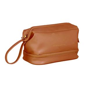 Borsa da donna portatile per il trucco comoda soluzione di conservazione per Set di articoli da toeletta e pennelli - Product Image 3