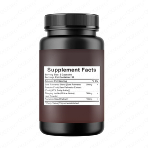 Le capsule di Softgel da 60 conteggi hanno visto il Palmetto per la salute della prostata adulta supporta la funzione del tratto urinario. Integratore a base di erbe - Product Image 2