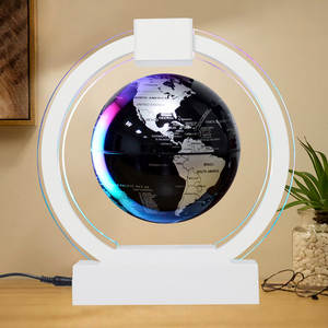 Design de <span class=keywords><strong>brevet</strong></span> globe magnétique en lévitation, flottant et rotatif pour la décoration de bureau et les cadeaux - Product Image 3