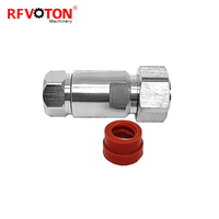 RF-Steckverbinder 4.3-10 Typ Mini-DIN Männlich Klemmbar für 1/2 Superflex Flexibles Koaxialkabel