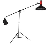 NiceFoto LS-16 professionnel 2 en 1 accessoires de studio photo anneau lumière vidéo et support de trépied Softbox