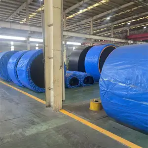 Çimento sanayi tesisi için konveyör bant 800 mm cinta transportadora de goma