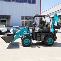 EBL08-12 Everstar Backhoe Loader Mini Wheel Loader dengan Sirkuit Oli Tambahan Mesin Efisiensi Tinggi Garansi 1 Tahun