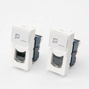Connecteur Keystone RJ45 sans outil Cat6 UTP type <span class=keywords><strong>Legrand</strong></span> France, plaque frontale sans outil type <span class=keywords><strong>Legrand</strong></span> France, port unique 45*22.5mm - Product Image 2