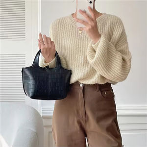 Sac à main de luxe en cuir PU à motif crocodile pour femmes Bracelet d'embrayage de haute qualité - Product Image 3