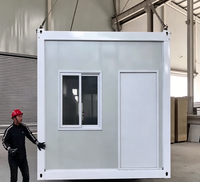 Casa Contenedor Plegable Rectangular Prefabricada para Oficina Temporal en Obras de Construcción, Venta al Por Mayor Directa de Fábrica ODM OEM