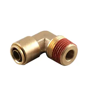 Connector Push to connect DOT Air Brake Brass Fittings for Nylon Tube