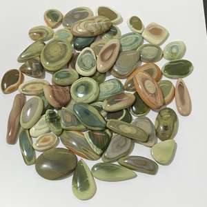 Jaspe Imperial, Cuarzo Verde Natural, Gema Suelta Redonda de 20 mm para Joyería, Calidad AAAAA para Collar - Product Image 3