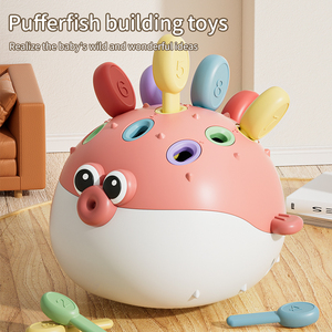 MILI bébé jouet sensoriel Montessori motricité <span class=keywords><strong>fine</strong></span> combat inséré jouets de tri éducatif hérisson pour 1-3 ans - Product Image 5