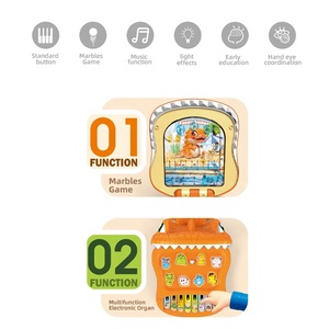 Jacko Toys Musique Apprentissage Éducatif <span class=keywords><strong>2</strong></span> en 1 Dinosaure Clavier Électronique Marbres Jeu Jouets pour Enfants - Product Image 5