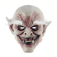 Halloween effrayant blanc sourcil démon Latex masque personnalisé Vampire monstre casque maison hantée Costume accessoire