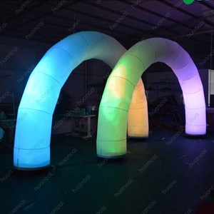 Custom Wedding Led Lighting Events Decoration Candy Inflatable Archway Pink <strong>Balloon</strong> Arches Tent Plastic Air Mold Blow - Product Image 2