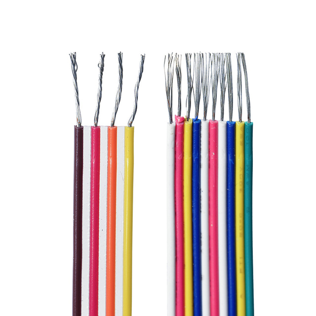 2 Core 4 Pin Wire 5 7 8 Core 12 14 16 20 26 30 32 Pin 22 AWG 24AWG 16AWG Flat PVC Ribbon Cable
