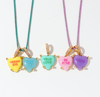 Collier Pendentif Cœur en Zircon Personnalisé « Palestine Libre » avec Breloque Lettre d'Amour – Accessoire de Mode pour Femme