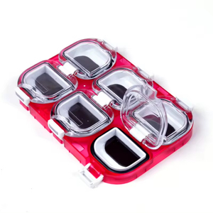 <span class=keywords><strong>NARON</strong></span> Caja Magnética Impermeable de 6 Compartimentos para Anzuelos de Pesca, Accesorios de Almacenamiento, Caja de Herramientas para Pesca al Aire Libre - Product Image 1