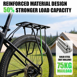 Portapacchi Posteriore in Alluminio EasyDo Compatibile con Freni a Disco <span class=keywords><strong>e</strong></span> V, Altezza Regolabile, per MTB, Bici da Città ed <span class=keywords><strong>E</strong></span>-<span class=keywords><strong>Bike</strong></span> - Product Image 4