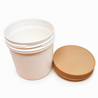 Bocaux en plastique de tablette de calcium de bouteille de HDPE de qualité alimentaire qui respecte l'environnement bocal transparent de cylindre d'ANIMAL FAMILIER pour la médecine cannette blanche