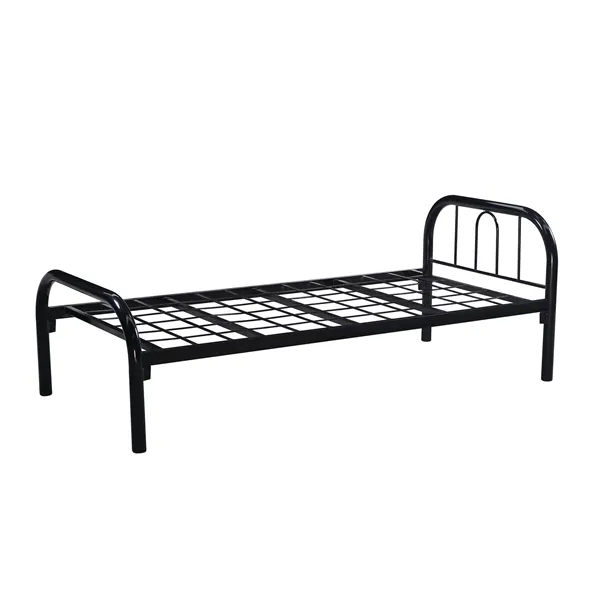 Wholesale Lowest Price Steel Frame School Adult Single Metal Bed