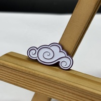 Mode mignon nuage forme personnalisé émail broches emblèmes impression UV en alliage de Zinc métal artisanat broches pour vêtements