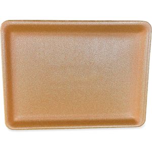 Gen Durable Meat <b>Trays</b> 200/Carton 9PYEL <b>Plastic</b> 12.25 X 9.25 X 0.62 Inches - Product Image 2