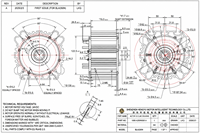 Moteur sans balais Hengyu BLA290N 24V IP54 à montage sur bride, couple de 8000 N.m pour systèmes de contrôle de simulateurs de course et de jeux d'arcade