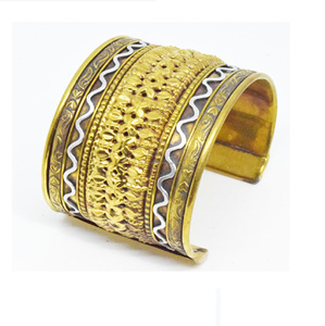 2024 Sydney spring Gold CNC <b>Bangle</b> <b>Bracelet</b> Jewelry Chunky <b>Bangle</b> 8mm Brass Geometric Multicolor <b>Bangle</b> - Product Image 2