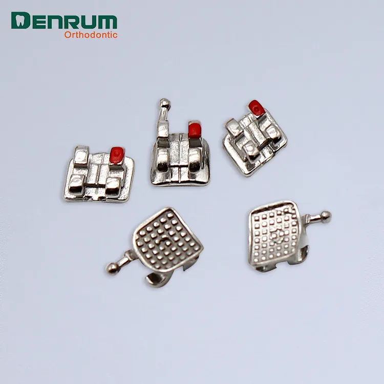 Dental Orthodontic Monoblock Mim Metal Roth Braces Brackets