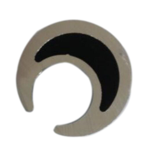 Profilé en aluminium extrudé de 27 mm de diamètre pour rail de rideau latéral de camion, tube de tension Ploe - Product Image 2