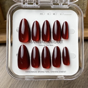 ที่กดเล็บแบบใช้มือติดบนเล็บลายตาแมวเปลือยมีหลายสีตามสั่ง - Product Image 4