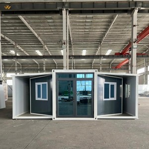 Container Espandibile Pieghevole Prefabbricato da 20ft 30ft 40ft, Edifici Temporanei per Uffici e Residenze con Pannelli Sandwich, Direttamente dalla Fabbrica - Product Image 1