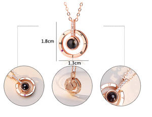 Tiktok-collar de plata de primera ley con forma de corazón para mujer, Gargantilla, plata esterlina 100, estilo moderno, San Valentín - Product Image 6