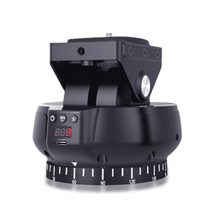 Tête de trépied panoramique motorisée pour caméra, contrôle sans fil, rotation à 360 degrés des smartphones, vitesse réglable, tête de trépied panoramique - Product Image 1